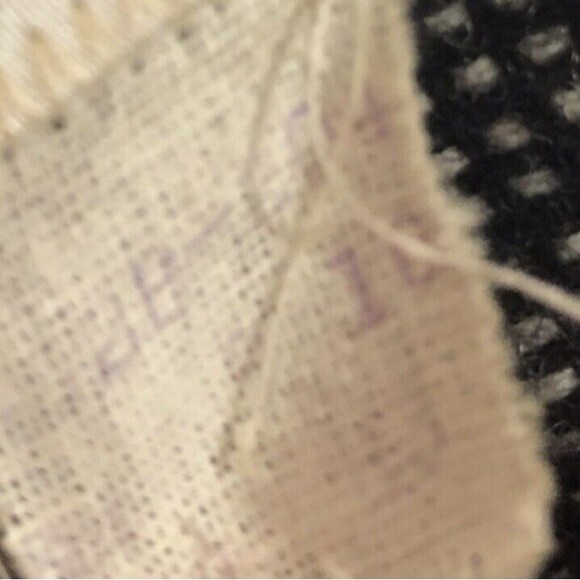 Young Pendleton Womens 10 Blazer 100% Virgin Wool Black White Button Made USA - Picture 4 of 7